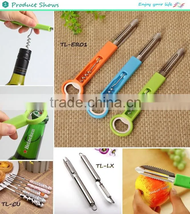 Multifunction vegetables peeler slicer,Colorful stainless steel fruit peeler,Durable Plastic Peeler Kitchen Tool Gadgets factory