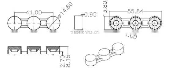 lens 30 / 65 degree for wall washer light match Imitation lumens LED