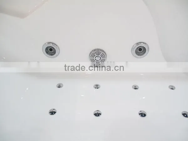 best price for one person massage acrylic bath tub, corner whirlpool full body massage bathtub, square bath tub