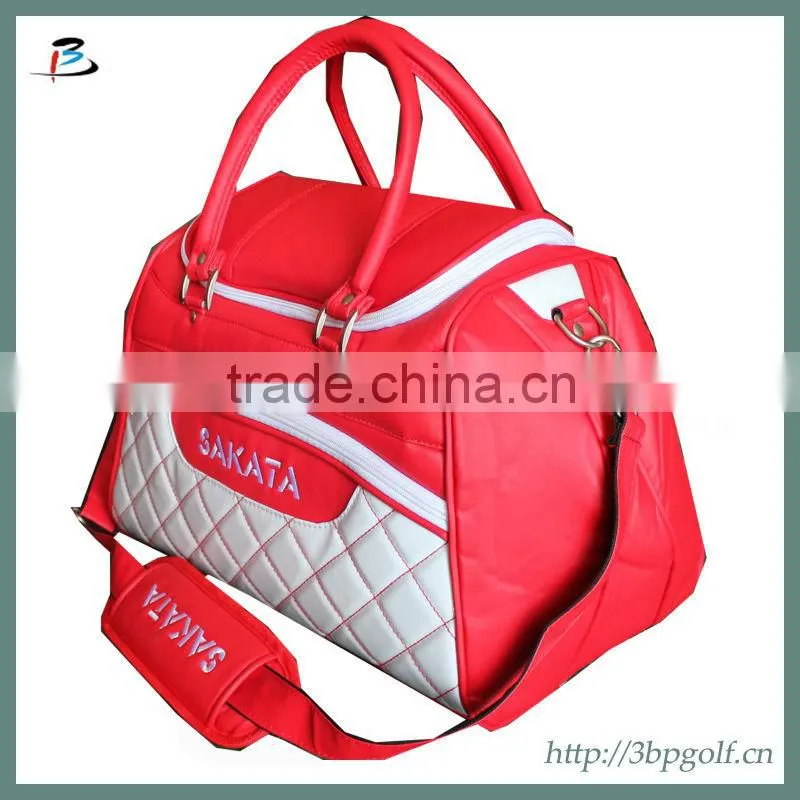 custom geniune leather duffle bags,boston golf clothes bag