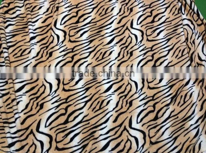animal design coral and flannel blanket