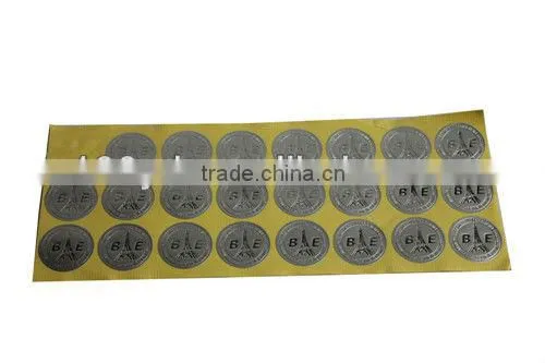 2013 High quality blank round paper stickers