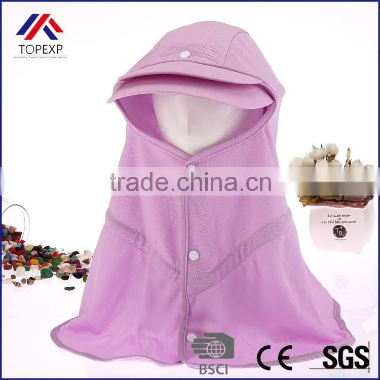 Polyester Sun Cap Lady Duarable Summer Hat