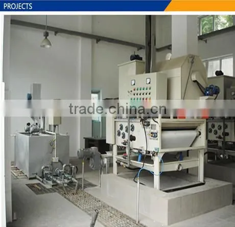 Dehydrating belt filter press