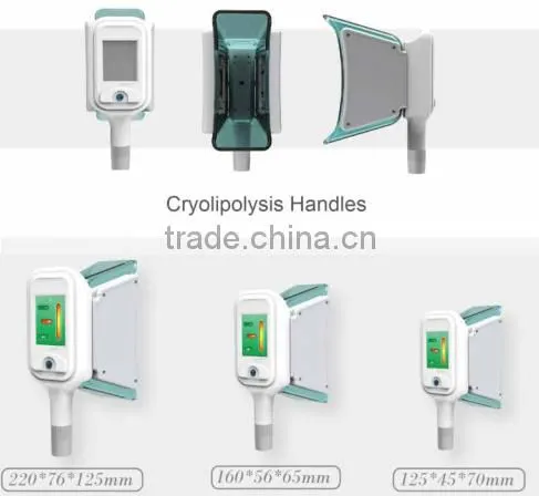 2 handpiece vacuum cryotherapy Fat freezing Machine