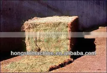 High capacity and efficiency straw bale machine