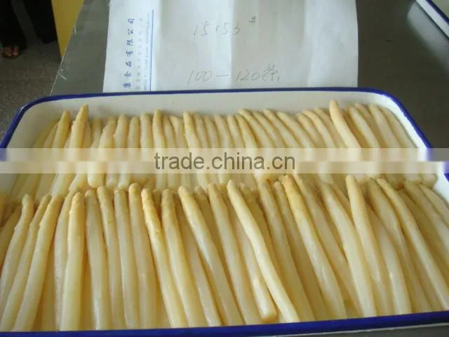 Fresh Canned White Asparagus in jar with Price