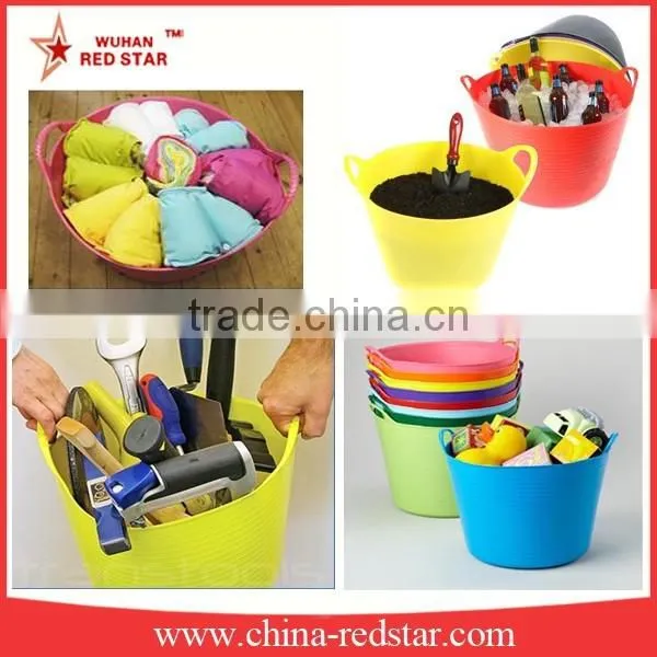 Hand-Hold Flexible Plastic Tubs