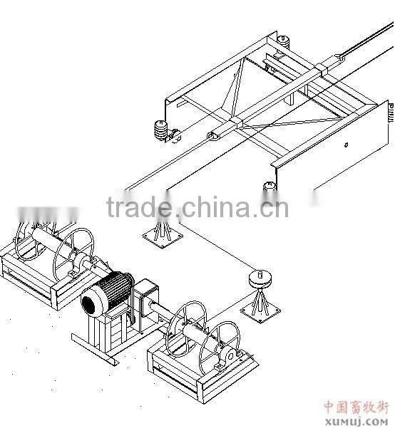 Automatic manure removal machine