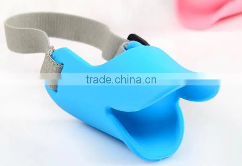 wholesales soft silicone Duck Mouth Shape Dog Mouth Covers