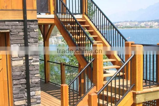 Top quality iron steel stair railing