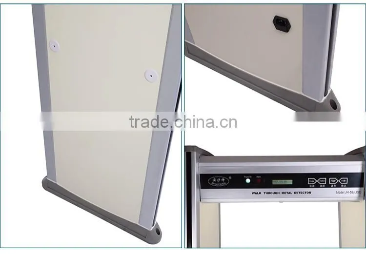 high sensitivity walk through door frame metal detector