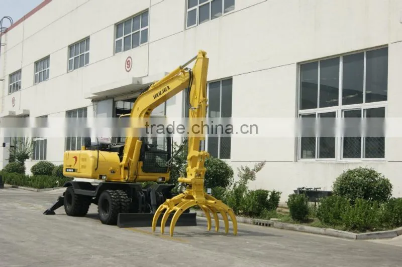 wheel excavator with sugar cane grab loader for sale