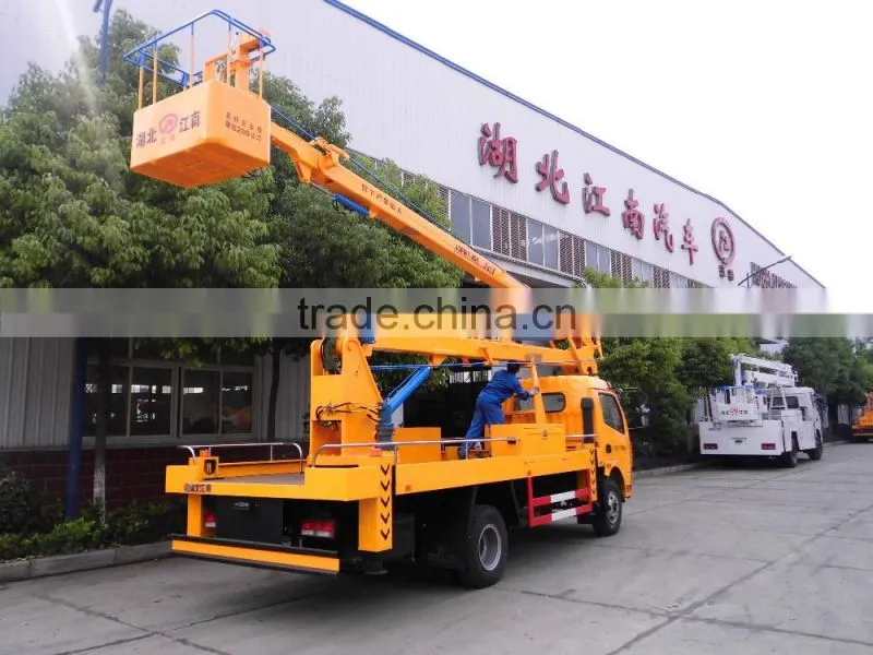 factory directly sale Dongfeng 18m truck with elevating platform