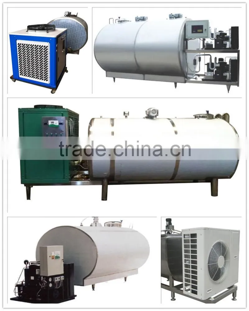 Horizontal Milk cooling tank