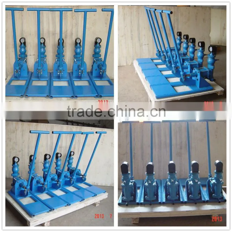 10LPM CE low pressure hand operated jet grouting machine