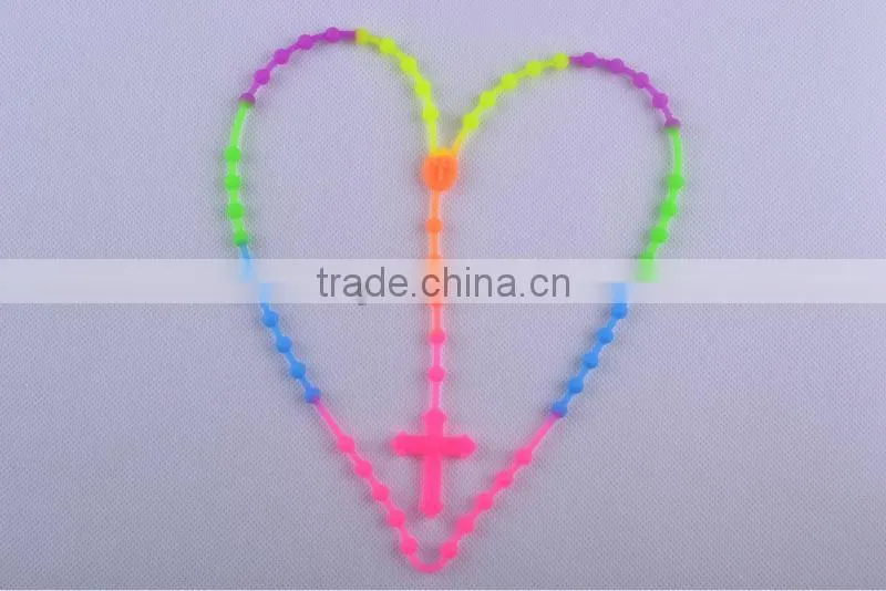 cross silicone necklace