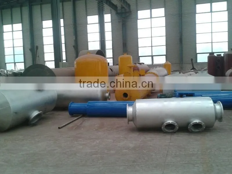 2012 good performacne rubber waste recycling to oil pyrolysis machine