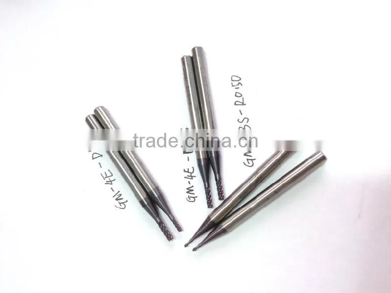 4 flutes GM series end mill GM-4E-3.0S Zhouzhou made