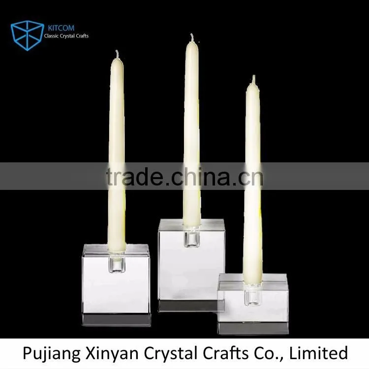 FACTORY DIRECTLY good quality crystal cheap candle holder for wholesale