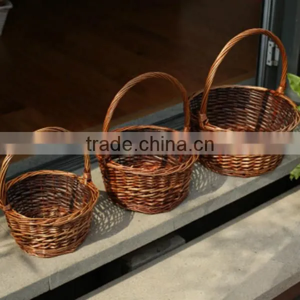Portable exquisite food basket with handmade wholesale