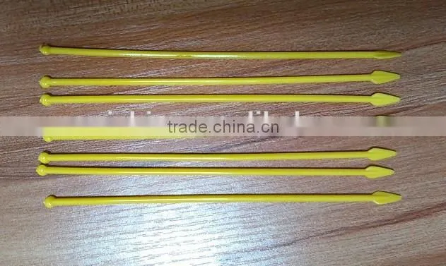 high quality food grade BPA free plastic stick/fruit stick/frozen fruit stick/recipe cheese stick/bread stick/fruit salad stick