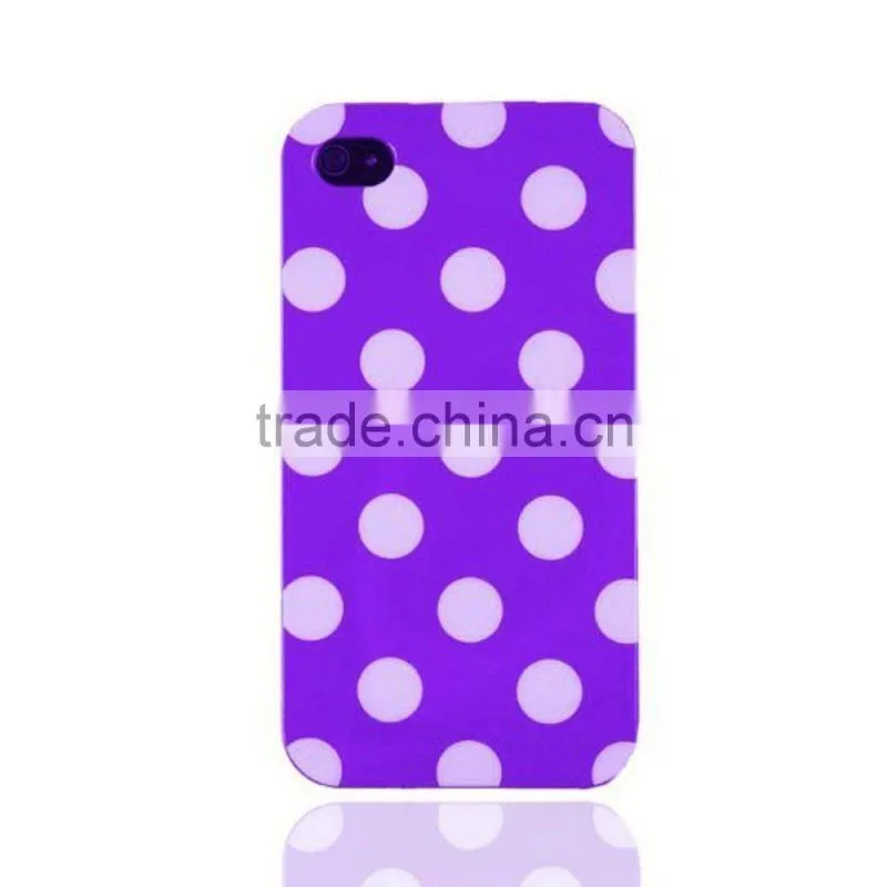 Generic Premium Full Back Case Housing with Polka Dots for iPhone5/5s/5c/6/plus