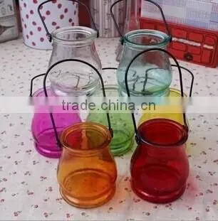Home Decoration Use and Glass Material glass candle jar