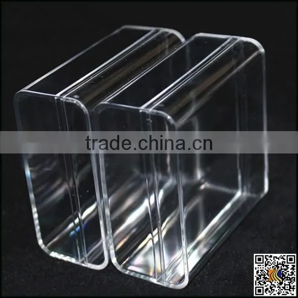 Crystal Clear Plastic Packaging for Phone Case, clear hard plastic boxes