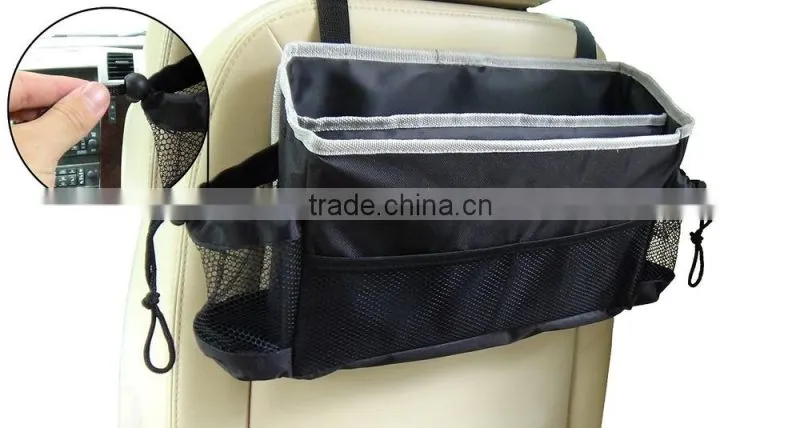 Front and Seat Back Storage back seat tray car organizer