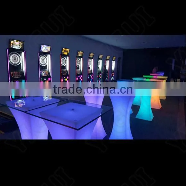 Popular Night Club /Outdoor Moma LED Medium Bar Table/even party tables