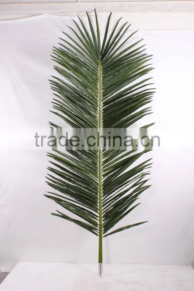 Wholesale artificial date palm leaves,factory price fake palm foliage
