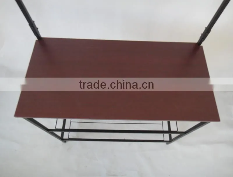 Metal Wood Entryway Bench Storage standing Hallway Umbrella Hat coat Shoe rack