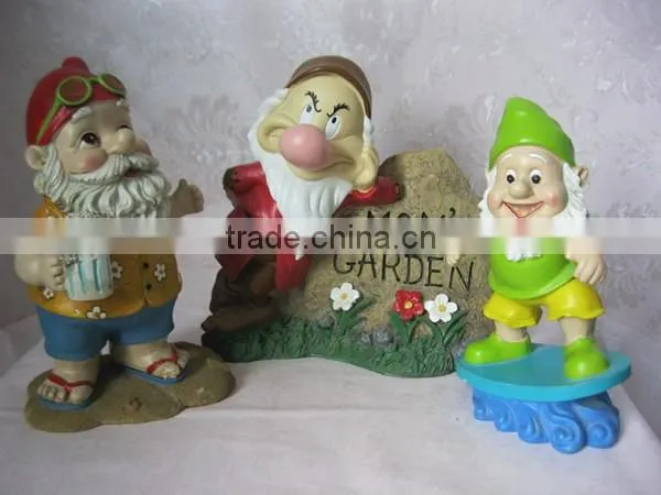 Garden Ornaments Fiberglass Mushroom Garden Solar Lights