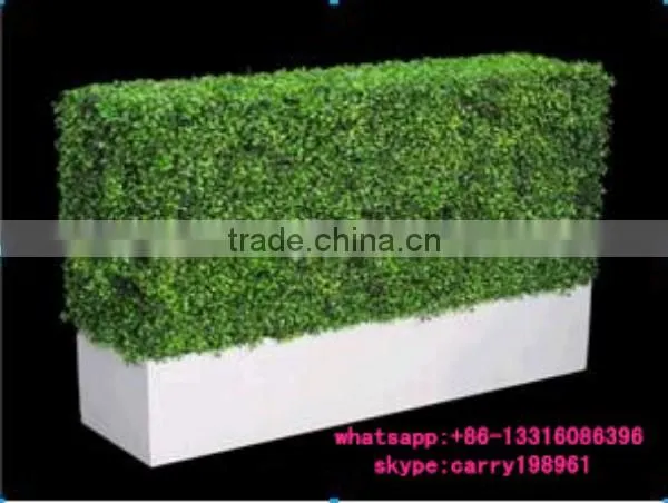 LXY072018 christmas decoration plastic artificial boxwood hedge with pots