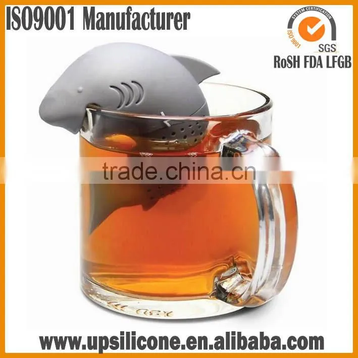 Eco-Friendly Shark Shape Silicone Tea Infuser ,Silicone Shark Shape Tea Infuser,Tea Strainers