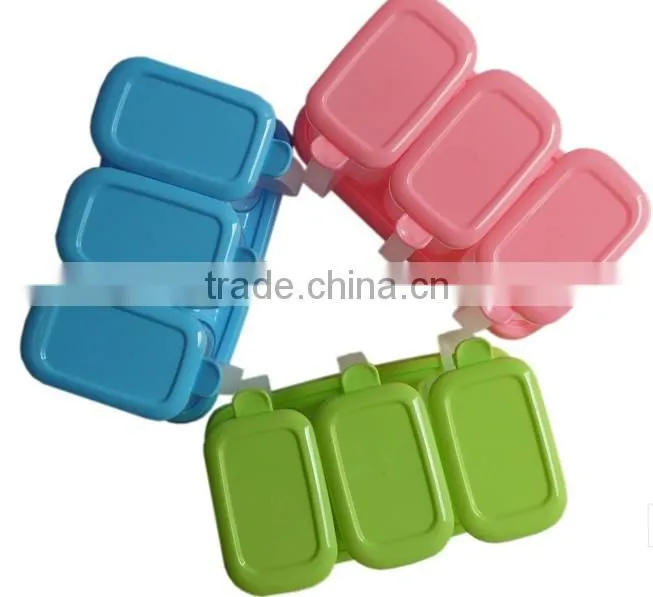 2Layer of Plastic Condiment Dispenser Set Seasoning Bottle