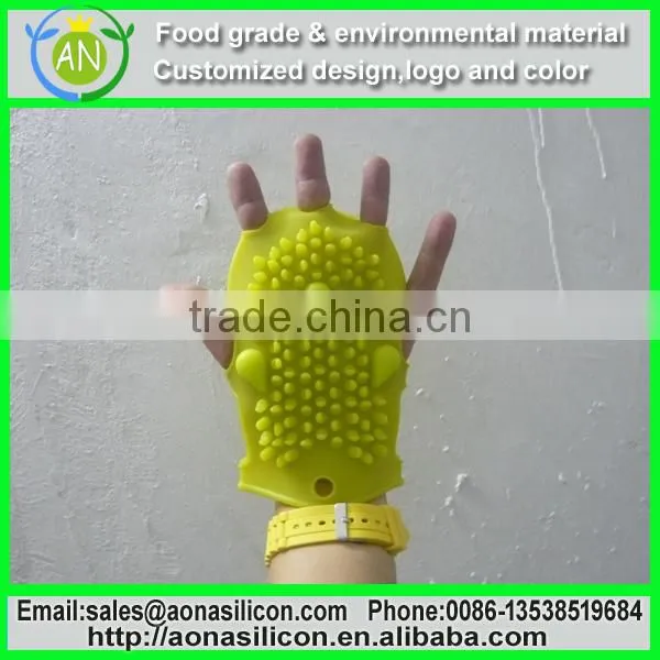 silicone massage bath brush glove|silicone massage glove