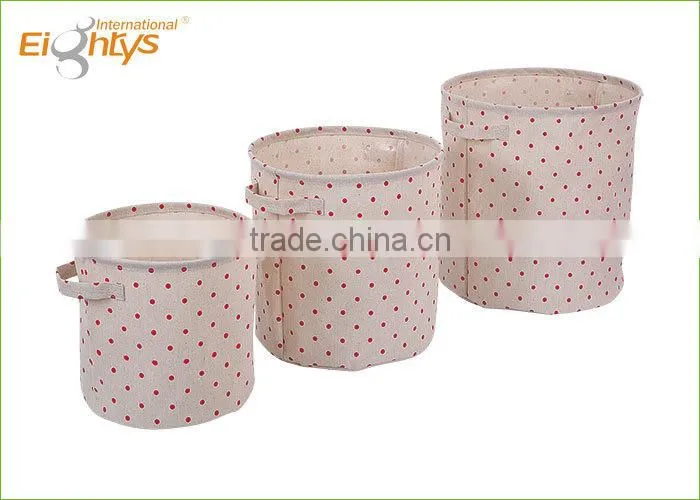 folding bucket storage cloth bucket with fabric