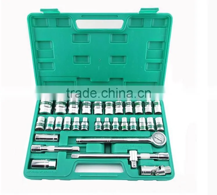 Berrylion Socket Set 32pcs Mirror finished socket set CR-V Socket Set