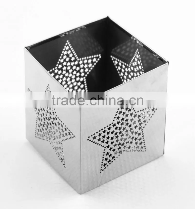 42121 stainless steel candle holder / candle cover