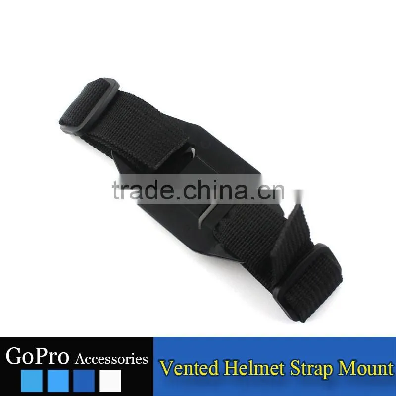 2016 New Wholesale vented helmet strap mount for sports camera accessory