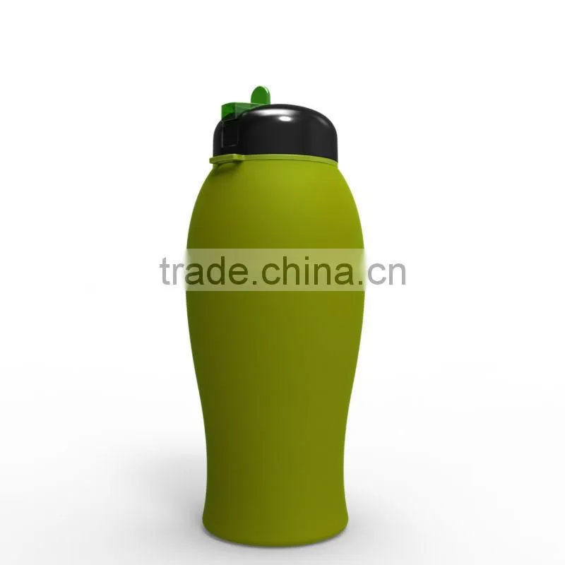 Silicone water bottles 20 litre drinkware tool,traveling tea bottle