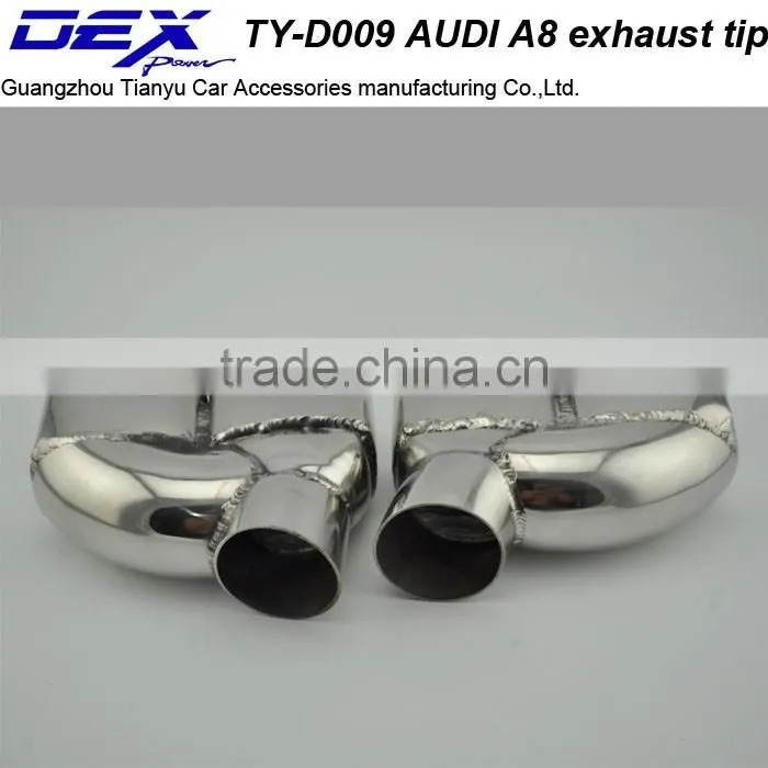 car universal muffler tip for Audi A8