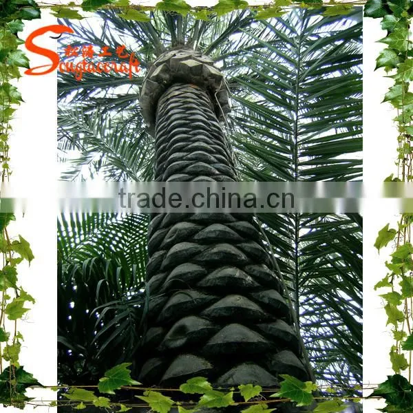 Songtao wholesale artificial date palm tree customized fake date palm tree fiberglass artificial date palm tree