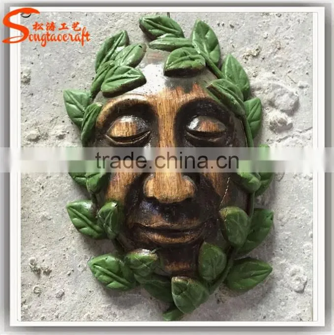 Latest design Antique artificial face masks plstic handmade craft for customization