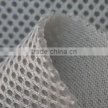 silver-grey sandwich mesh fabric
