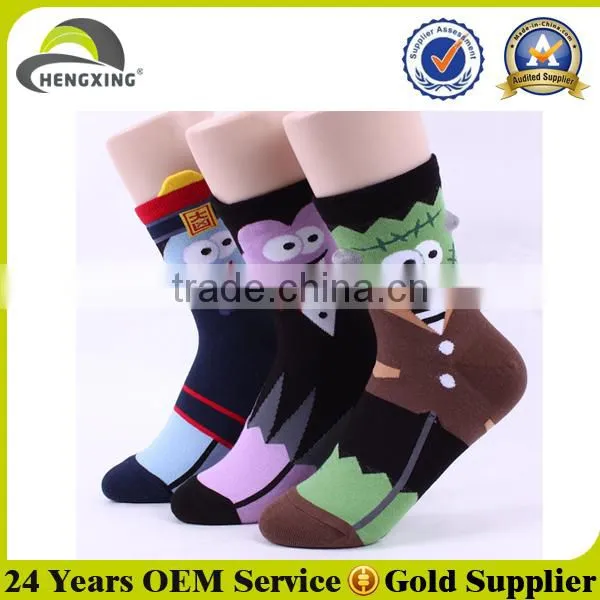 Fashion high quality custom printing young girl's tube socks