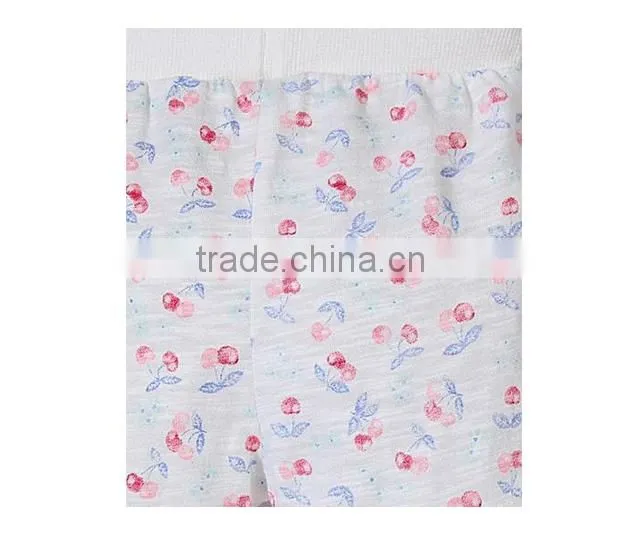 100% Cotton Printed Cute Design Casual Style Baby Boutique Trip Pants For Kids Wear