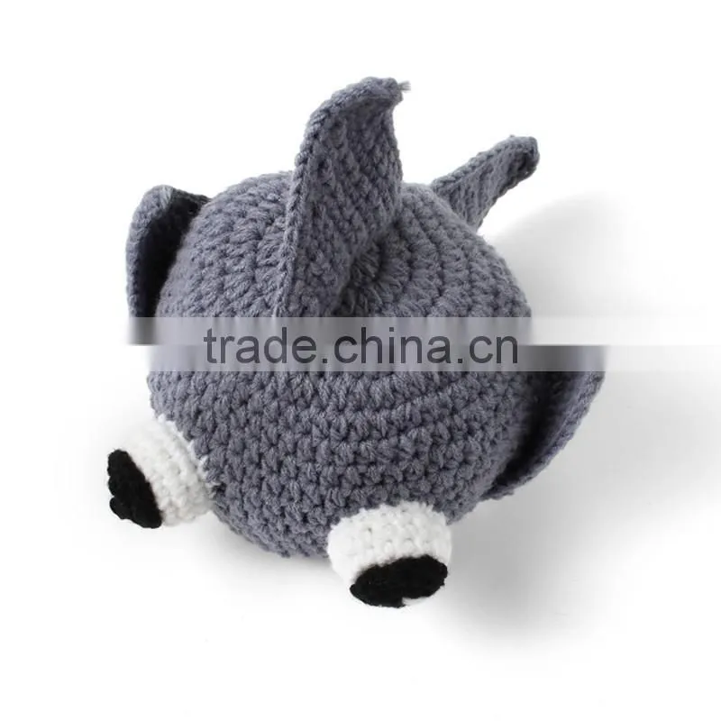 Infants Shark Pattern Photography Props Of Hat Cutting Children Winter Hat For sale